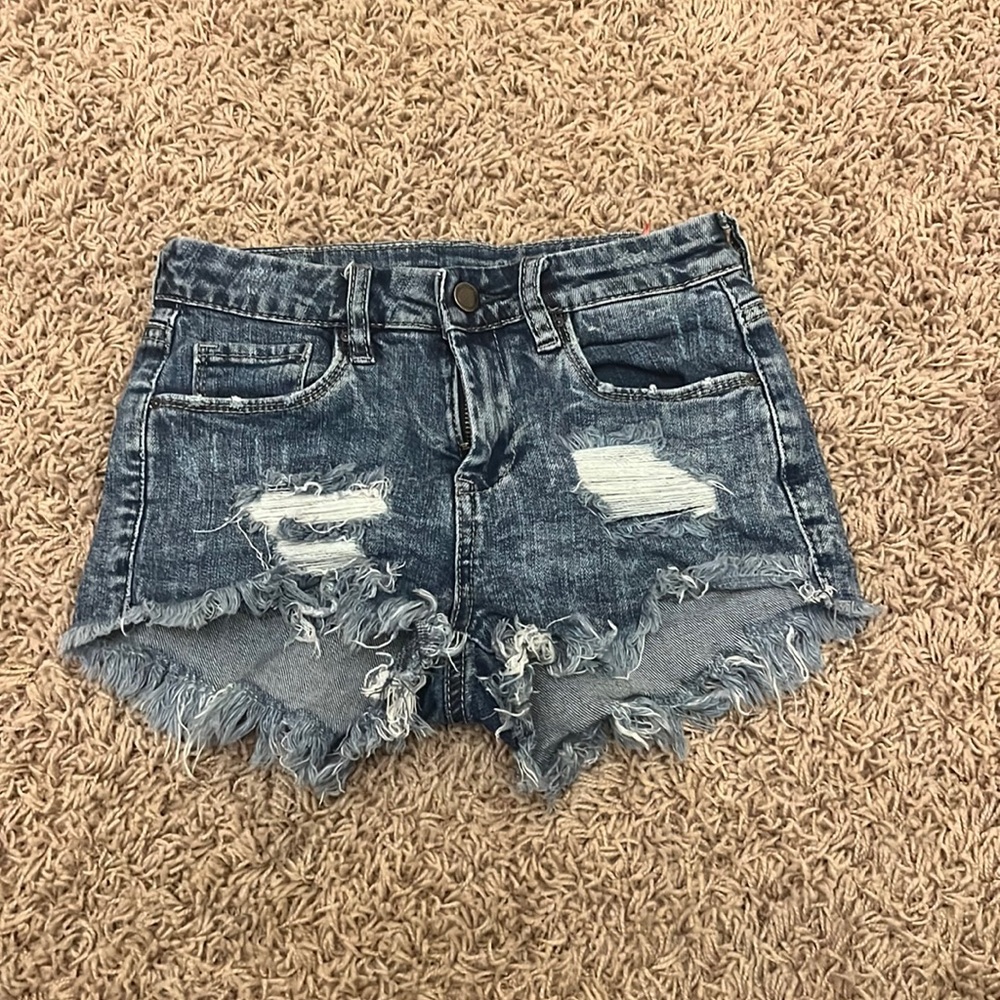 blanknyc jean shorts size kids 10